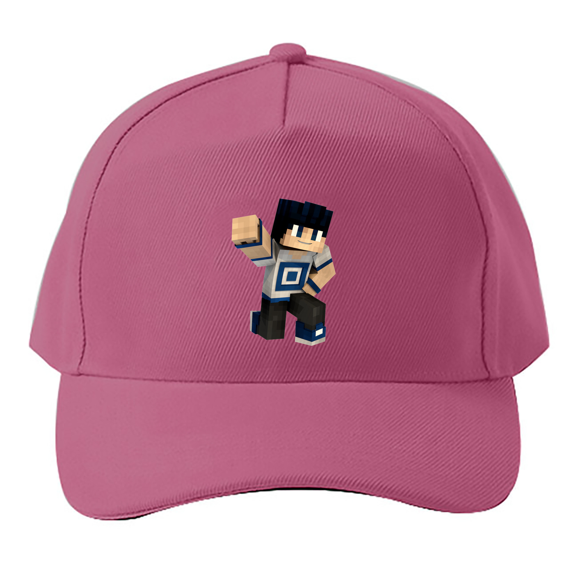 （画像用） マインクラフト ブロックの世界 Minecraft MC Block world ベースボールキャップ 綿100％ 男女兼用 帽子 スポーツ